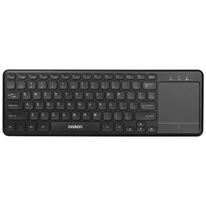 Everest EKW-155 Siyah ToucPad Mouse US Layout + Kablosuz Klavye