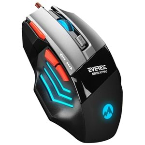 Everest SGM-X7 PRO Silver 2in1 7200dpi Makrolu Oyuncu Mouse +Gaming Mouse Pad