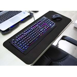 Addison 300271 Siyah 300*700*3mm Oyuncu Uzun Mouse Pad