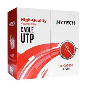 Hytech HY-CAT600 305m Gri Utp CAT6 Kablo