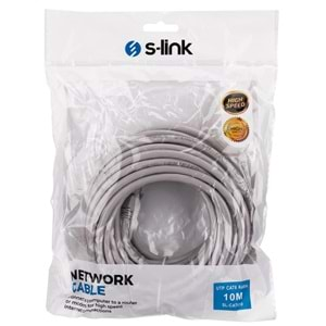 S-link SL-CAT610 10m Gri CAT6 Kablo