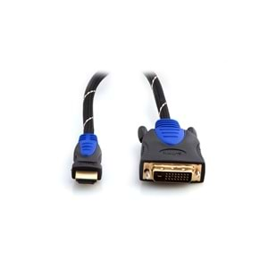 S-link SLX-310 HDMI/DVI 24+1 M 1.5m Altın Uçlu 24K + Kor.Kılıf Kablo