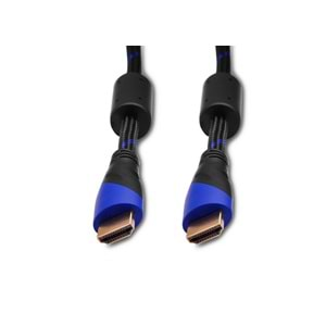 S-link SLX-265 HDMI TO HDMI 10m Altın Uçlu 24K + Kor.Kılıf 1.4 Ver. 3D Kablo