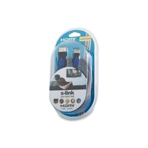 S-link SLX-825 HDMI TO Mini HDMI 1.5m Altın Uçlu 24K 1.4 Ver. 3D Kablo