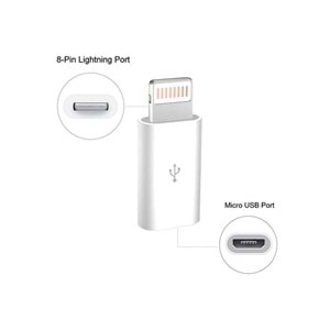 S-link SL-TA10 MicroUSB 5pin F to Lightning M Çevirici