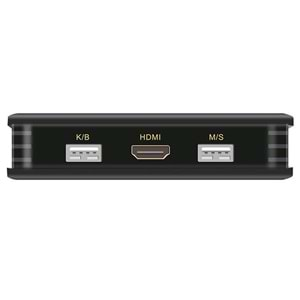 S-link SL-2702HKW 2li HDMI 1.8m Kablolu Otomatik HDMI KVM Switch