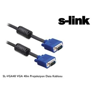 S-link SL-VGA40 VGA 40m Projeksiyon Data Kablosu