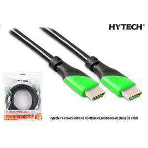 Hytech HY-HD4K5 HDMI TO HDMI 5m v2.0 Ultra HD 4K 2160p 3D Kablo