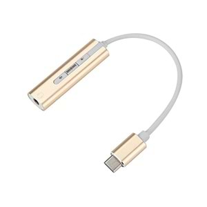 Hytech HY-USBC30 Type-C to 1*3.5mm Audio 10cm Kablolu Çevirici