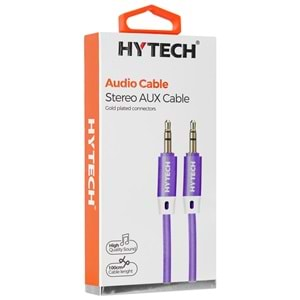 Hytech HY-X70 1m Mor 3.5mm Stereo Ses Kablosu