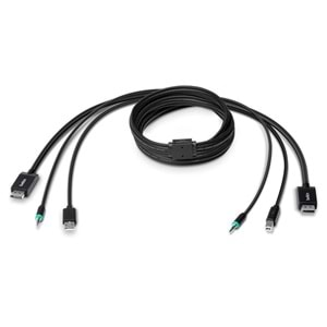 Belkin F1D9019b06 DISPLAYPORT / USB / AUD SKVM CBL, DP M / M; - Cable