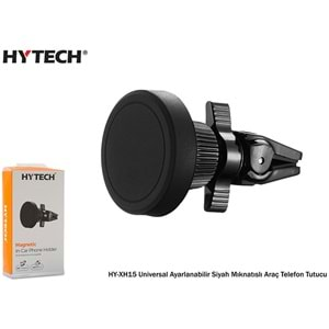 HYTECH HY-XH15 Universal Ayarlanabilir Siyah Mıknatıslı Araç Telefon Tutucu