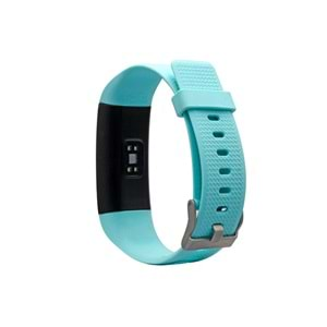 Everest FIT MATE W24 Bluetooth Smart Watch Kanbasıncı,Kalpatışı,Calori Mavi Akıllı Bileklik Saat