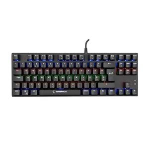 Rampage KB-R17 Raptor Black USB 6 Color Blue Switch LC Layout Gaming Mechanical Keyboard