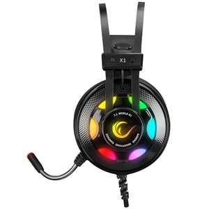 Rampage Miracle-X1 RGB 7.1 Surround Sound System Mikrofonlu Oyuncu Kulaklığı