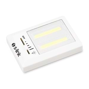 S-link SL-8700 Kademe Ayarlı Led 3*AAA Pilli Gece Lambası