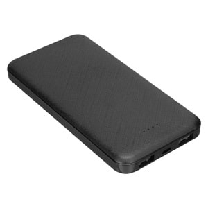 Asonic AS-P10 10000mAh Micro+Type-C+USB Siyah Taşınabilir Pil Şarj Cihazı Powerbank
