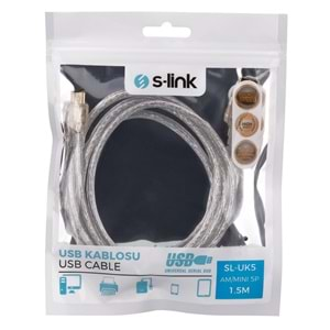 S-link SL-UK5 Usb2.0 1.5m 5Pin Kamera Kablosu