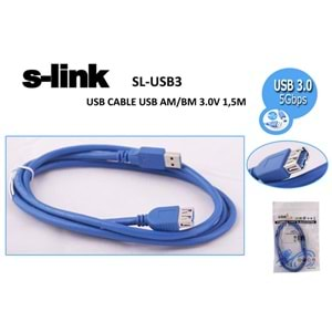 S-link SL-USB3 Usb3.0 Yazıcı Kablosu