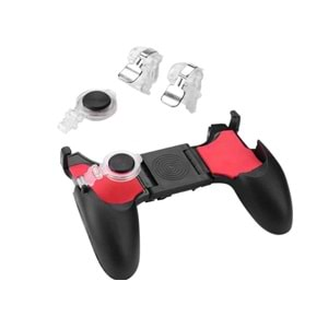 Hytech HY-PG51 Telefon uyumlu Tetikli 5 in 1 Kırmızı/Siyah Joystickli Gamepad