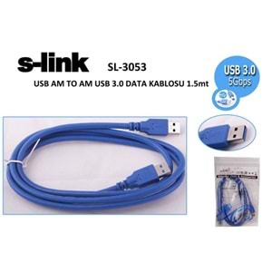 S-link SL-3053 Usb3.0 1.5m Usb3.0 Data Kablosu