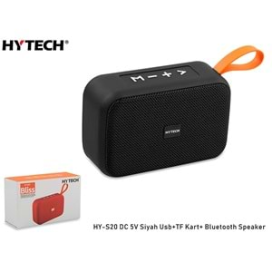 Hytech HY-S20 Siyah Usb+TF Kart DC 5V Bluetooth Speaker