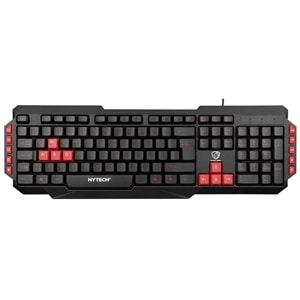 Hytech HYK-46 GAMY COMBO Siyah USB Kırmızı Tuşlu Q Gaming Oyuncu Klavye + Mouse Set