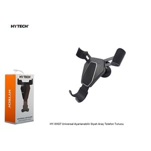 HYTECH HY-XH07 Universal Ayarlanabilir Siyah Araç Telefon Tutucu