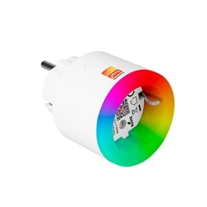 S-link SL-03 16A Akım Korumalı Akıllı Priz RGB Işıklı 2.4 G Wifi TUYA Destekli