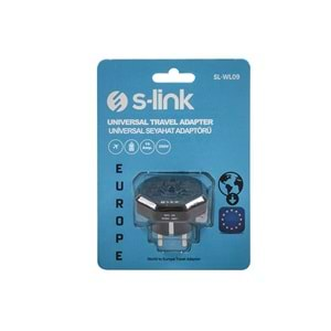 S-link SL-WL09 Universal - Türk Çevirici Çevirici Priz Adaptör