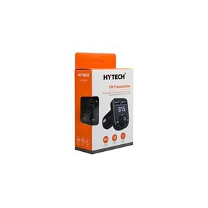 Hytech HY-XCB33 Çift USB 5V 2.1A Led Ekran USB+TF Desteği Siyah Bluetooth Fm Transmitter