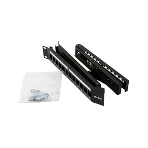 S-link SL-P625 24 lü Kolay Kullanımlı, UTP BOŞ V Şeklinde Patch Panel