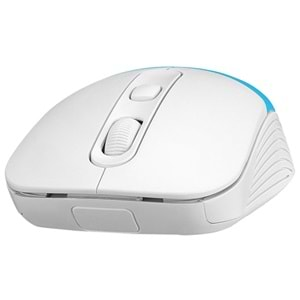 Everest SM-18 Usb Beyaz/Mavi 2.4Ghz Optik Kablosuz Mouse