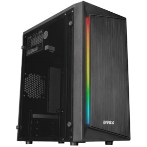 Everest BLAZON RGB Led Şeritli Peak 250W Akrilik Yan Panel M-ATX Mini-T Gaming Oyuncu Kasası