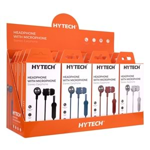 Hytech HY-XK24 20li Set 8*Beyaz 6*Siyah 3*Mavi 3*Kırmızı Kulak İçi Mikrofonlu Kulaklık