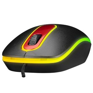 Everest SM-166 Usb Kırmızı Işıklı Optik Mouse