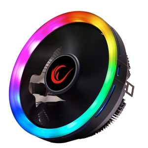 Rampage RM-C01 COOL-FIX 5.3CFM 1800RPM 100mm AMD/Intel LGA1200 Uyumlu RGB Hava Soğutmalı CPU Fan