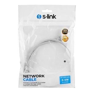 S-link SL-CAT606TR 0.6m Turuncu CAT6 Kablosu