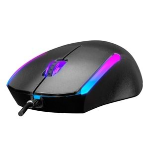 Everest GX56 ZONE Usb Siyah 3D Optik Led Mouse