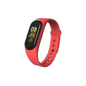 Everest Ever Fit W16 Android/IOS Smart Watch Vücut Isı Göstergeli Kırmızı Akıllı Bileklik Saat