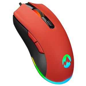 Everest SGM-L1 LUMOS Kırmızı 6400dpi RGB Ledli Makrolu Gaming Oyuncu Mouse