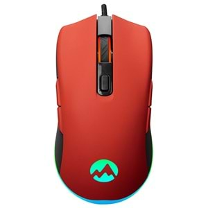 Everest SGM-L1 LUMOS Kırmızı 6400dpi RGB Ledli Makrolu Gaming Oyuncu Mouse