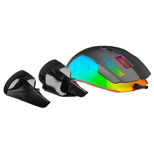 Rampage SMX-G38 CLAW Usb 7 Makro Tuşlu RGB 12800 DPI Gaming Oyuncu Mouse