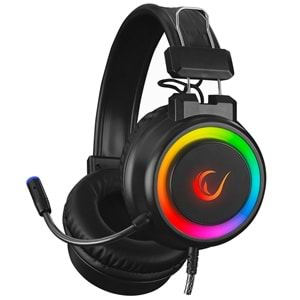 Rampage SN-R10 ALQUIST Siyah 3,5mm RGB Gaming Oyuncu Mikrofonlu Kulaklık