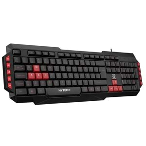 Hytech HYK-46 GAMY Siyah USB Kırmızı Tuşlu Q Gaming Oyuncu Klavyesi