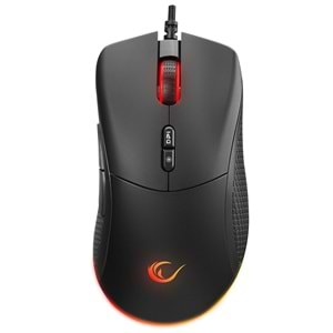 Rampage SMX-R53 SNAPPER Usb Siyah 7200 dpi RGB Aydınlatmalı Gaming Oyuncu Mouse