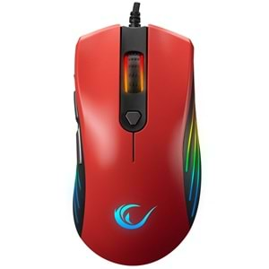 Rampage SMX-R33 LIMBO Makrolu Siyah/Kırmızı 6400dpi RGB Ledli Gaming Oyuncu Mouse