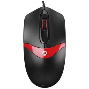 Everest SM-220 Usb Siyah/Kırmızı 1200dpi 3D Optik Kablolu Mouse