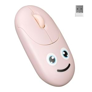 Everest SM-26 FASHION 2.4Ghz Pembe Kabartmalı Kablosuz Mouse