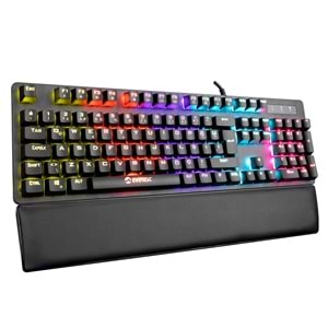 Everest KB-GX7 BLUESKY 21 Işık Efektli RED SWITCH Bilek Destekli Mekanik Gaming Oyuncu Klavyesi